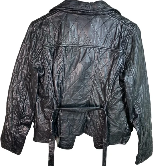 Vintage Burberry Leather Jacket - Picture 4 of 10